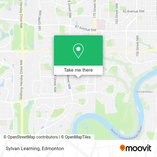 Sylvan Learning map