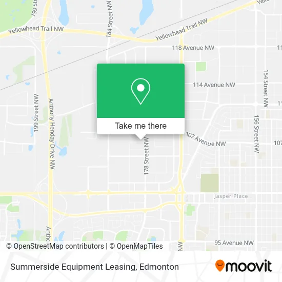 Summerside Equipment Leasing map