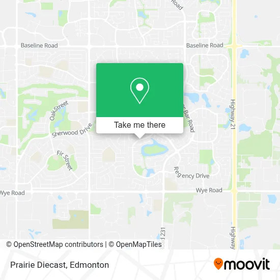 Prairie Diecast map
