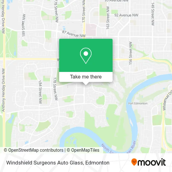 Windshield Surgeons Auto Glass map