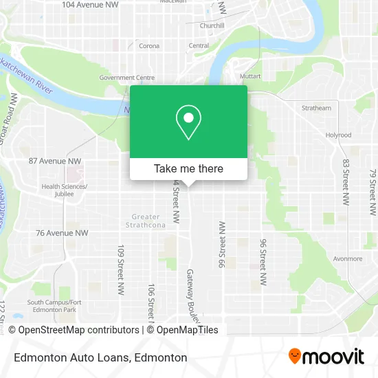 Edmonton Auto Loans map