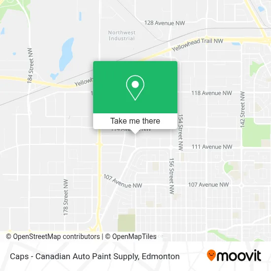 Caps - Canadian Auto Paint Supply map