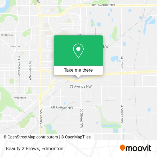 Beauty 2 Brows map