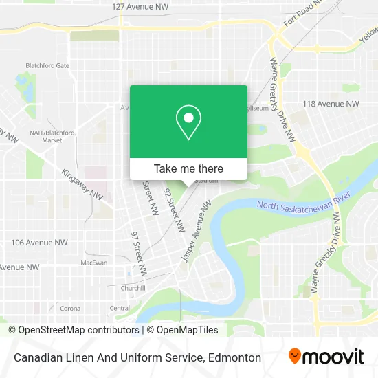 Canadian Linen And Uniform Service map