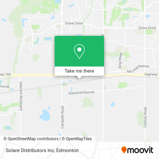 Solare Distributors Inc map