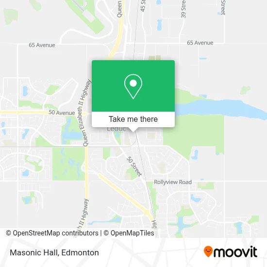 Masonic Hall map