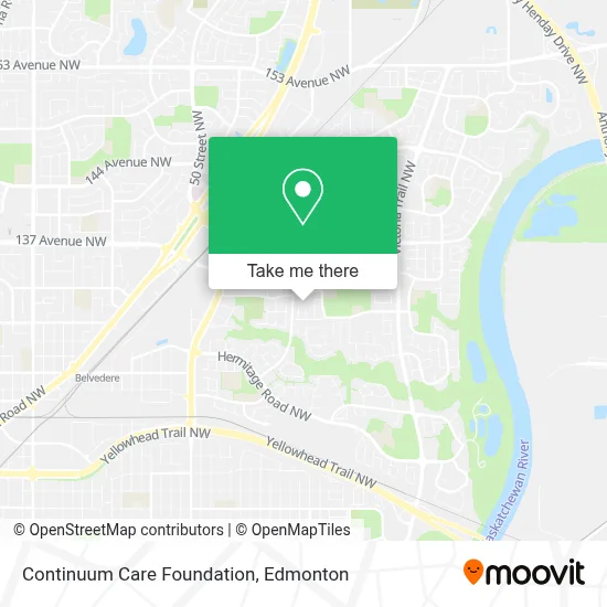 Continuum Care Foundation map