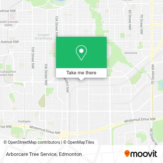 Arborcare Tree Service map