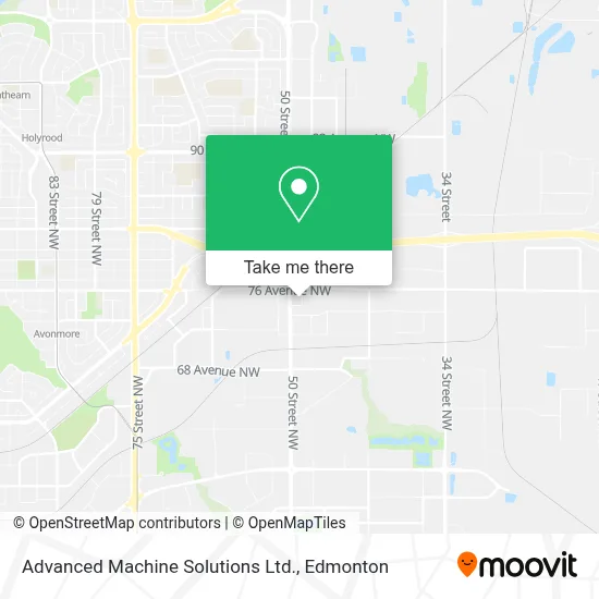 Advanced Machine Solutions Ltd. map