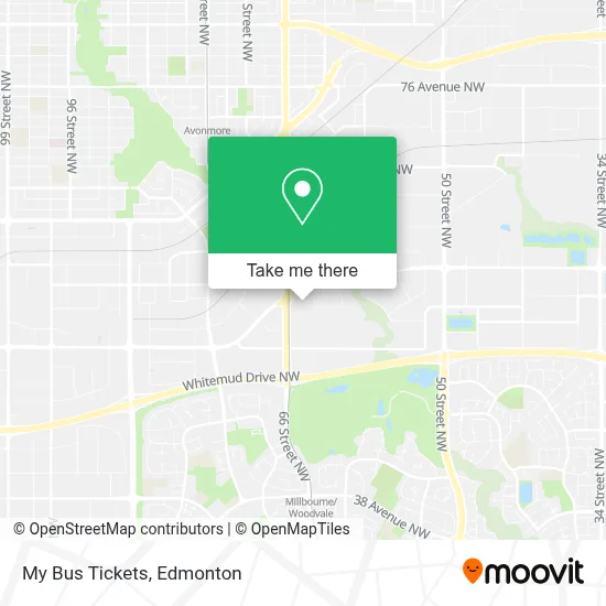 My Bus Tickets map