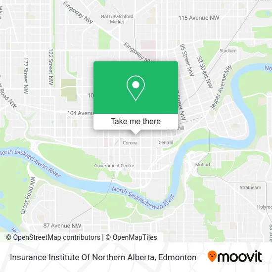 Insurance Institute Of Northern Alberta map