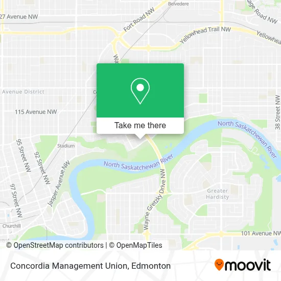 Concordia Management Union map