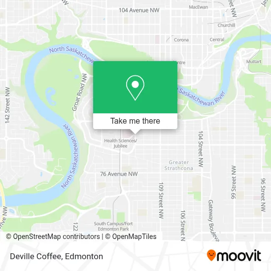 Deville Coffee map