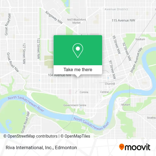 Riva International, Inc. map