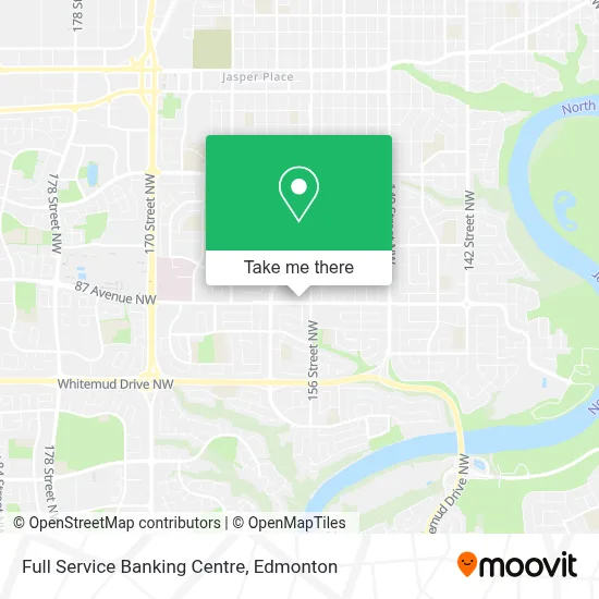 Full Service Banking Centre map