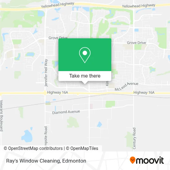 Ray's Window Cleaning map