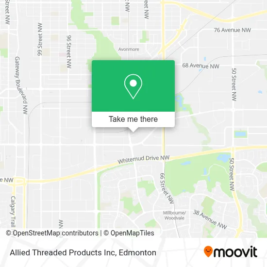 Allied Threaded Products Inc map