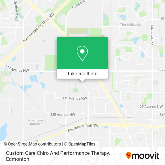 Custom Care Chiro And Performance Therapy map