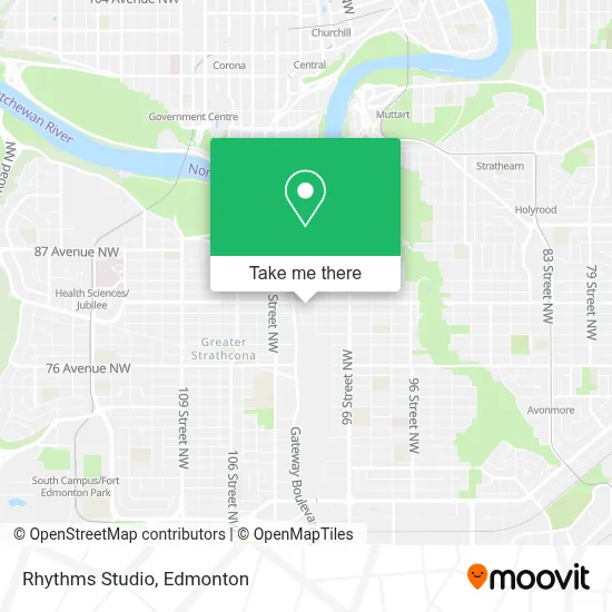 Rhythms Studio map