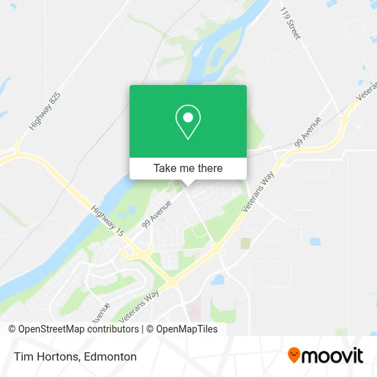 Tim Hortons map