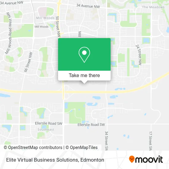 Elite Virtual Business Solutions map