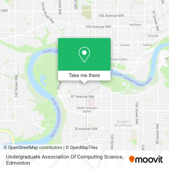Undergraduate Association Of Computing Science map