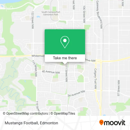 Mustangs Football map