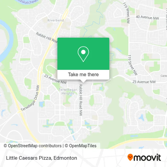 Little Caesars Pizza map