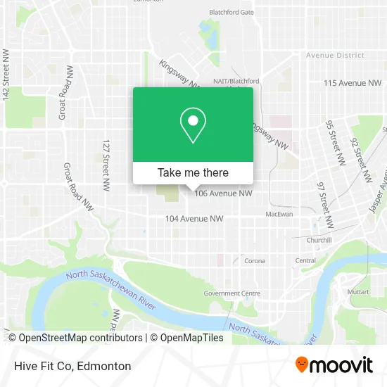 Hive Fit Co map
