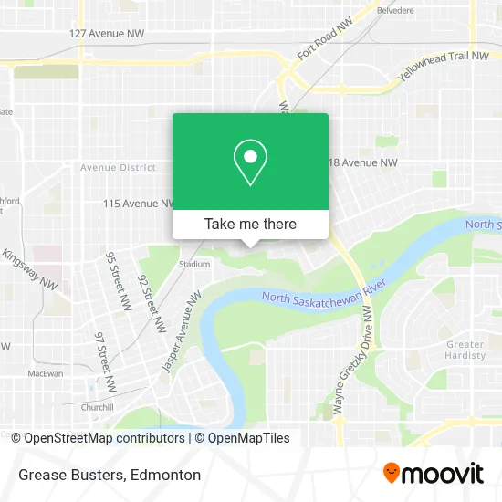Grease Busters map