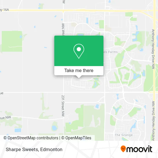 Sharpe Sweets map