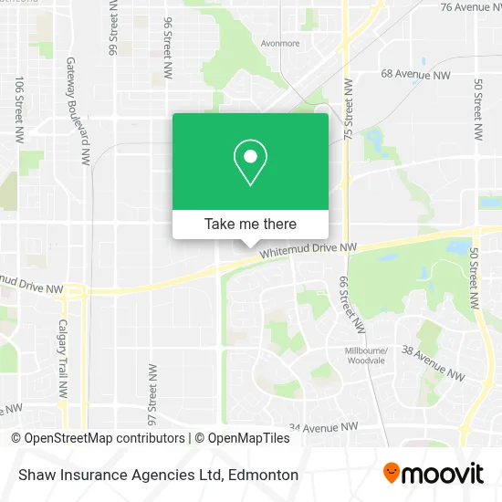 Shaw Insurance Agencies Ltd map