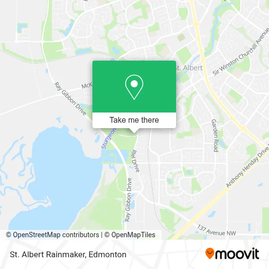 St. Albert Rainmaker map