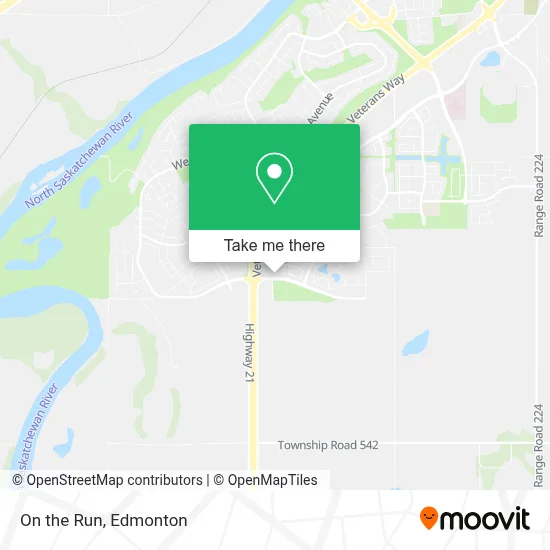 On the Run map