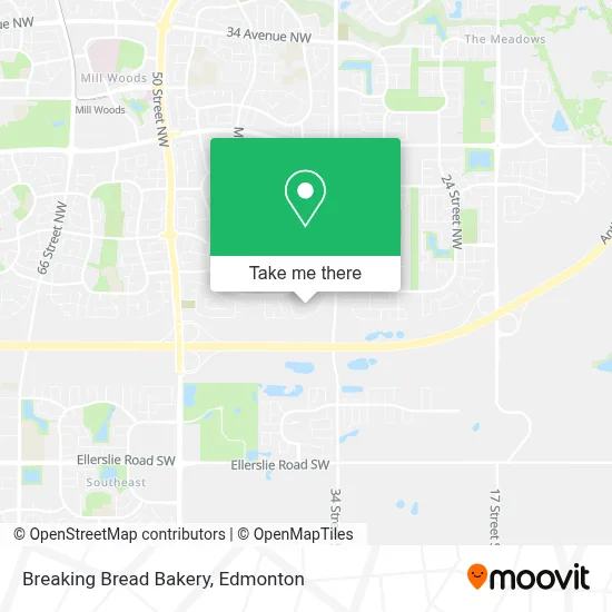 Breaking Bread Bakery map