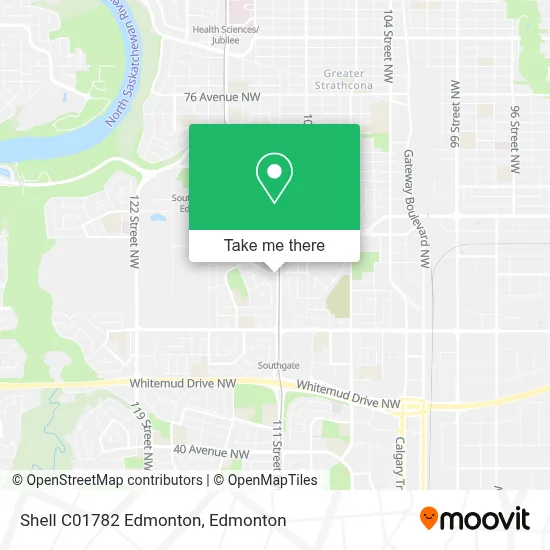 Shell C01782 Edmonton map