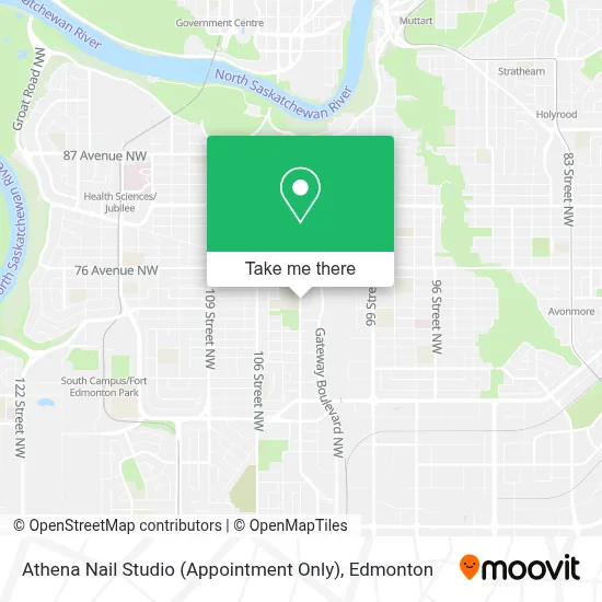Athena Nail Studio (Appointment Only) map