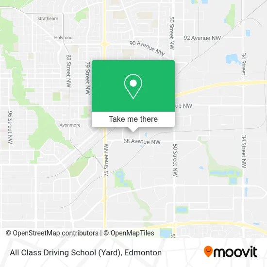 All Class Driving School (Yard) map