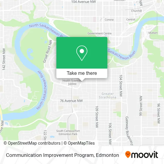 Communication Improvement Program map