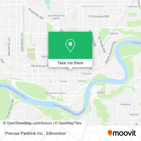 Precise Parklink Inc. map
