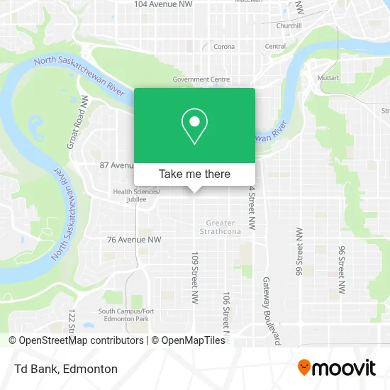 Td Bank map