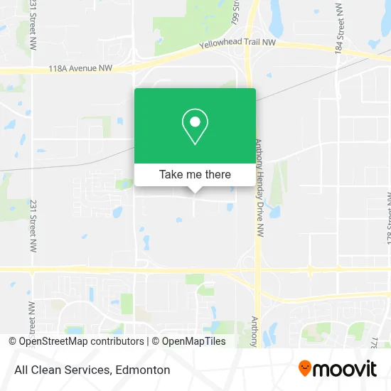 All Clean Services map