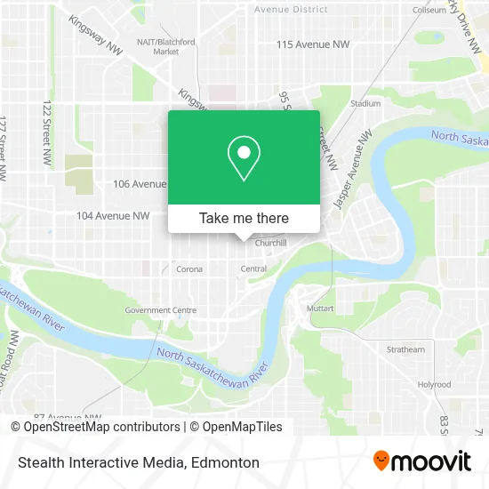 Stealth Interactive Media map