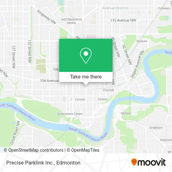 Precise Parklink Inc. map