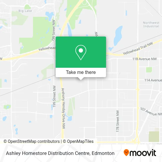 Ashley Homestore Distribution Centre map
