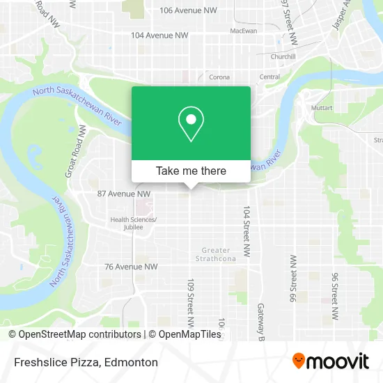 Freshslice Pizza map