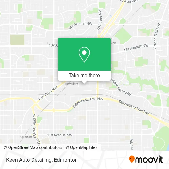 Keen Auto Detailing map