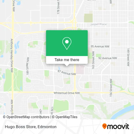 Hugo Boss Store map