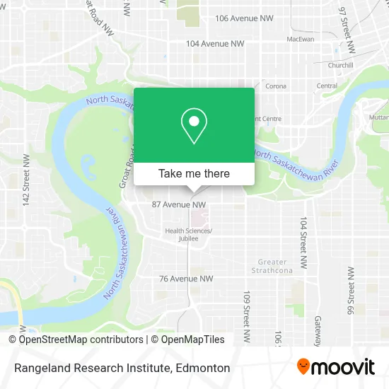 Rangeland Research Institute map