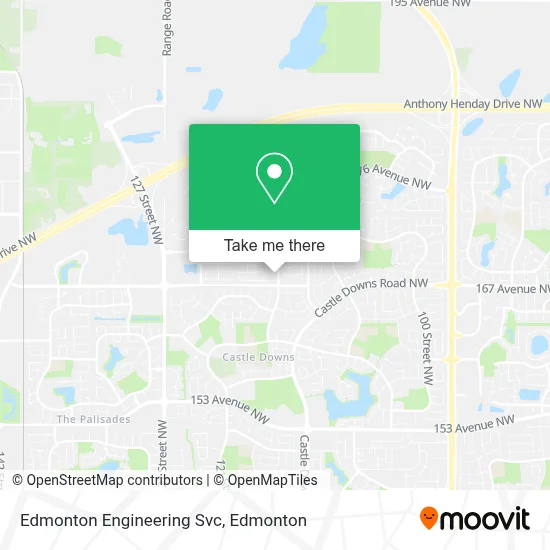 Edmonton Engineering Svc map